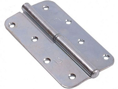 Петля накладная ПН-130 130x60x2,5 мм цинк правая