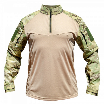 Сорочка Expert ® тактична Убакс, coolmax / твіл р.S бежевий/multicam