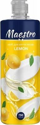 Средство для ручного мытья посуды Maestro Маэстро Лимон 0,75л