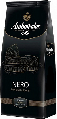 Кофе в зернах Ambassador NERO пакет 1000 г