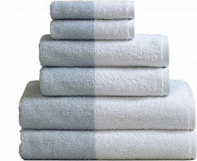 Рушник 40x50 см білий із блакитним ABC