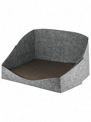 Лежак FX home Эверест 52Х45Х32 см серый