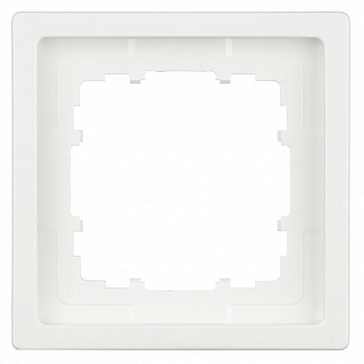 Рамка одноместная Siemens Style белый полярный 5TG13210WH