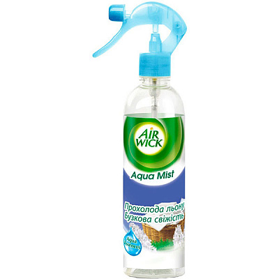 Спрей Air Wick Aqua Mist Прохлада льна и сиреневая свежесть 345 мл
