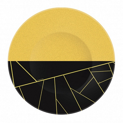 Тарелка десертная Delnice Gold 19 см Q8795 Luminarc