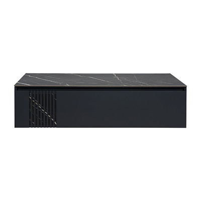 Тумба під умивальник Aqua Rodos MANHATTAN антрацит мат зі стільницею Namibia Black 120 см