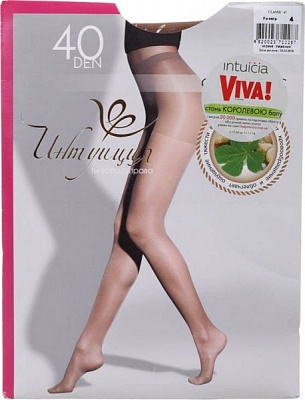 Колготки женские Интуиция Класcика 40 den р. 4 телесный 