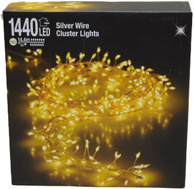 Електрогірлянда лінійна AX8717100 вбудований світлодіод (LED) 1440 ламп 14,4 м