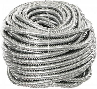 Металорукав холодної оцинковки E.NEXT 20 мм 50 м с протяжкой