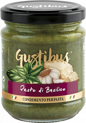 Соус Gustibus Песто с базиликом 190 г