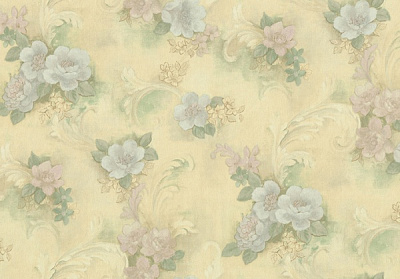 Шпалери вінілові на флізеліновій основі Vinil Блюмарин декор ЭШТ 4-1404 1,06x10,05 м