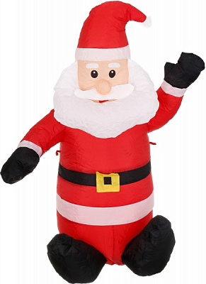 Фігурка декоративна з підсвічуванням Дід Мороз вбудований світлодіод (LED) 120 см