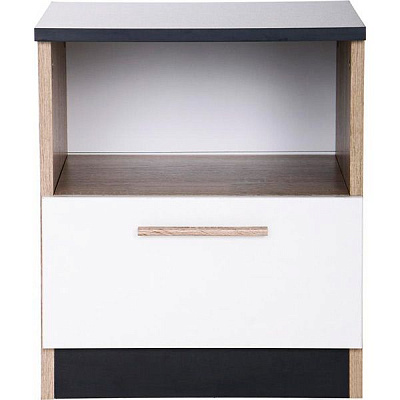 Тумба прикроватная Embawood Леди дуб сонома/антрацит 