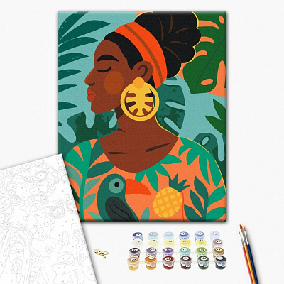 Картина по номерам Дочь солнца ©Татьяна Шевцова 30х40 см Brushme