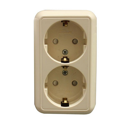 Розетка Wessen Прима RA16-214-BI крем