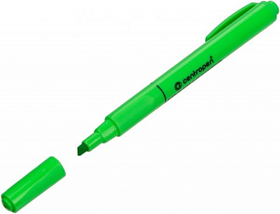 Маркер текстовый Centropen Fax 1-4.6 мм 8722 зеленый 