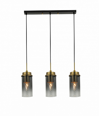 Підвіс Sensio Bresta 3x40 Вт E14 чорний/мідний LS-74662/3LB-E1440W