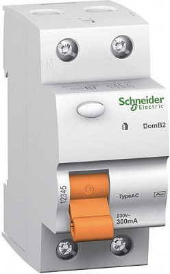 Диференційне реле  Schneider Electric ВД63 40 A 30 мА 2P 11452