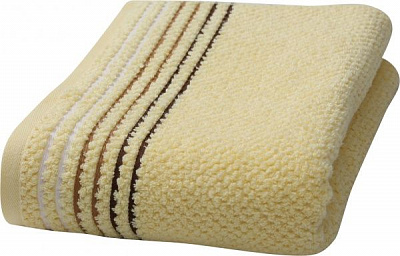 Полотенце махровое Попкорн 70x140 см желтый Yanatex 