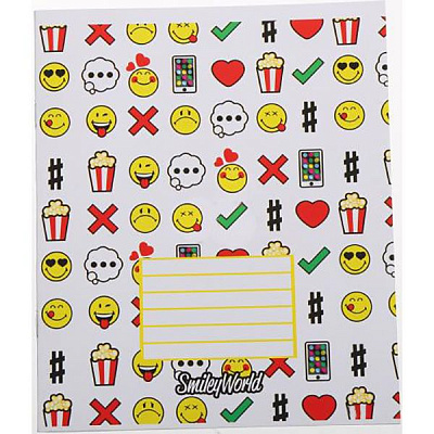 Зошит Smiley World в лінію 18 аркушів Smiley