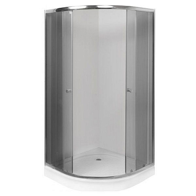 Душевая кабина King Sun Eko-166 800x800x1950 профиль хром, стекло мат.