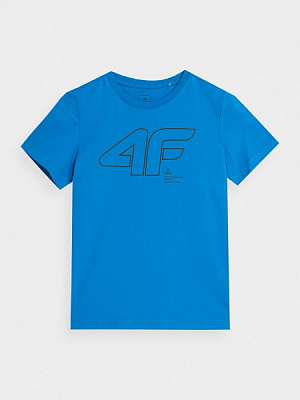 Джемпер 4F TSHIRT 4FJSS23TTSHM1034-33S р. 158 голубой