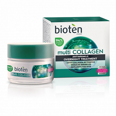 Крем для обличчя нічний нічний BIOTEN Multi collagen 50 мл