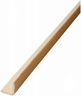 Уголок гладкий ЛІСБУДІНВЕСТ наружный 20х20х2000 мм сосна