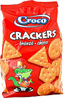 Крекер Croco Crackers зі смаком сиру 100 г (5941194000245) 