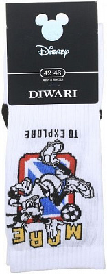 Шкарпетки чоловічі Conte DISNEY 17С-168СПМ, 369 р. 27 білий