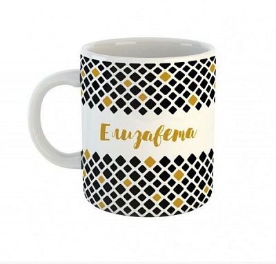 Чашка Black&Gold «Елизавета» Be Happy