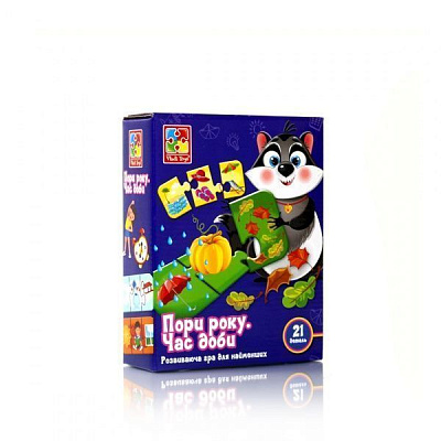 Розвивальна гра Vladi Toys Пори року. Час доби VT1804-31