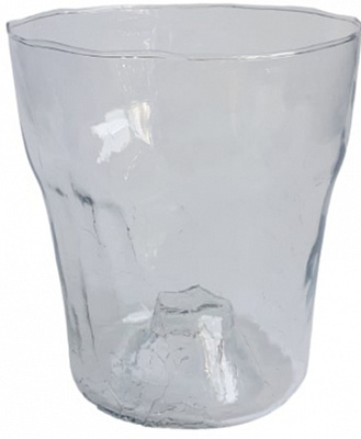 Горшок Орхидея h 180 №1 кракле прозрачный круглый 