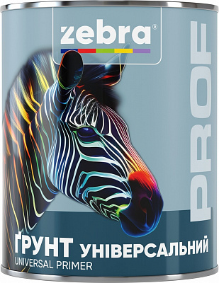 Ґрунт універсальний ZEBRA Prof 087P Червоно-коричневий мат 2,5кг