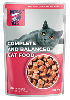 Корм для котов Міс Кіс телятина в соусе 100 г