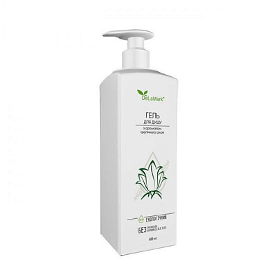 Гель для душа DeLaMark с ароматом тропического алоэ 400 мл