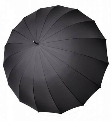 Зонт-трость Три Слона ТС1600 черный 