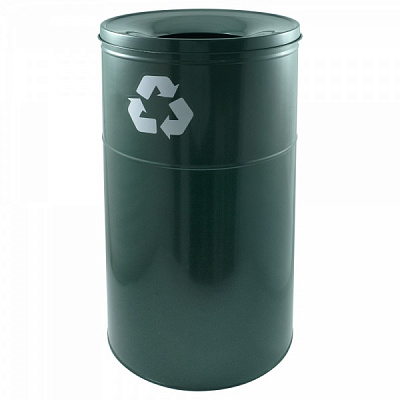Контейнер для сміття EforMetal 45 л зелений 64183