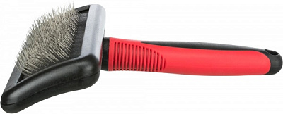 Пуходерка Trixie для собак м'яка пластик/метал 12x16 см (24057)