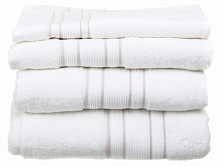 Полотенце Villa 30x50 см белый с розовым Sous Dias 