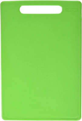 Доска кухонная для овощей и фруктов 29х19,5х0,5 см зеленая 30471 Kesper