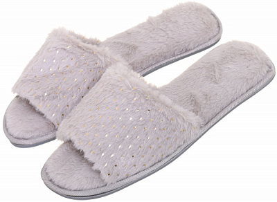 Взуття домашнє La Nuit Шайні р. 38/39 сірий