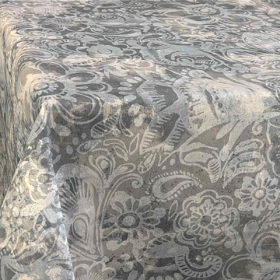 Скатерть PARIS Вензель графит 133x180 см La Nuit 