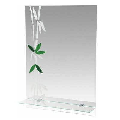 Дзеркало Тетра Бамбук №9 71x51 см з полицею