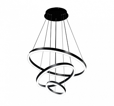 Люстра светодиодная Berger 3x75 Вт LED-модуль черный 7014-PL-75 Black