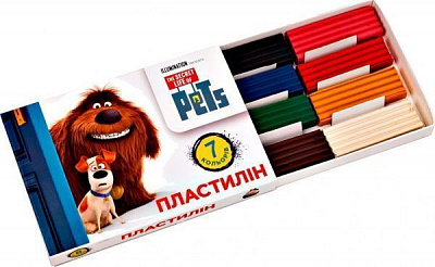 Пластилін 7 кольорів The Secret Life of Pets Перо