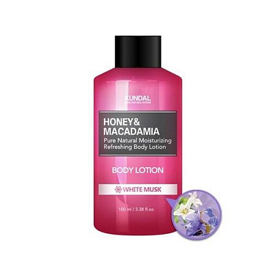 Лосьйон для тіла Kundal Honey & Macadamia Body Lotion White Musk Білий мускус 100 мл