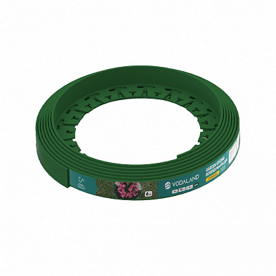 Бордюр газонний Vodaland NewFixLight Н4 зелений 6 м