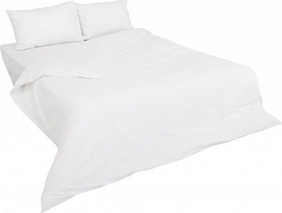 Комплект постельного белья Basic Stripe 2.0 белый La Nuit