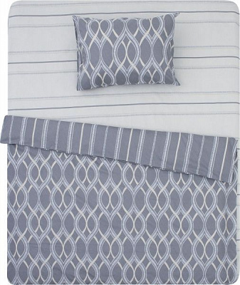 Комплект постельного белья Salou 1.5 серый UP! (Underprice) 